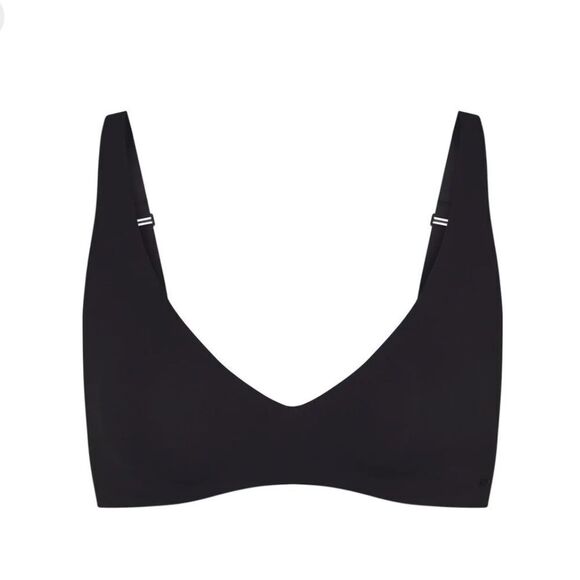 SKIMS PLUNGE BRA ONYX SMALL NWT IN PACKAGING - Picture 2 of 7